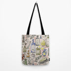 Cucina Italiana Food Recipe Tote Bag Gallery Image 2