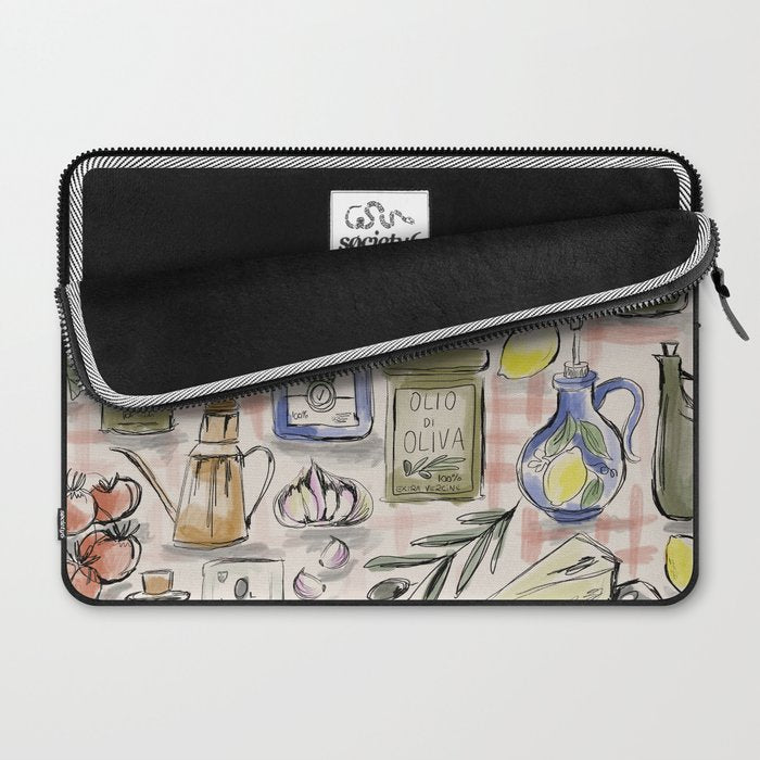 Cucina Italiana Food Recipe Laptop Sleeve Gallery Image 2