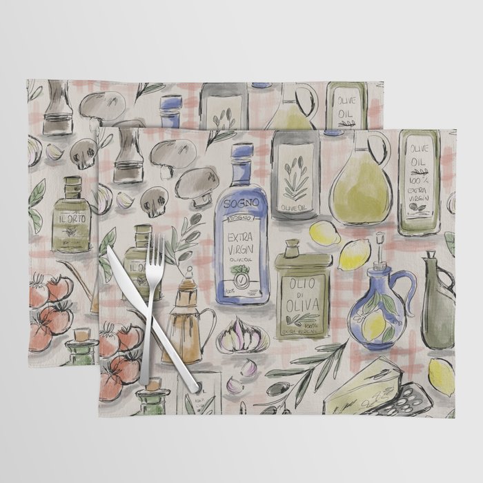Cucina Italiana Food Recipe Placemat Gallery Image 1