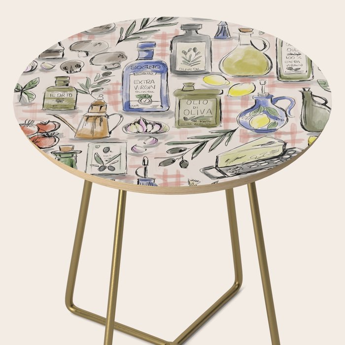 Cucina Italiana Food Recipe Side Table Gallery Image 2