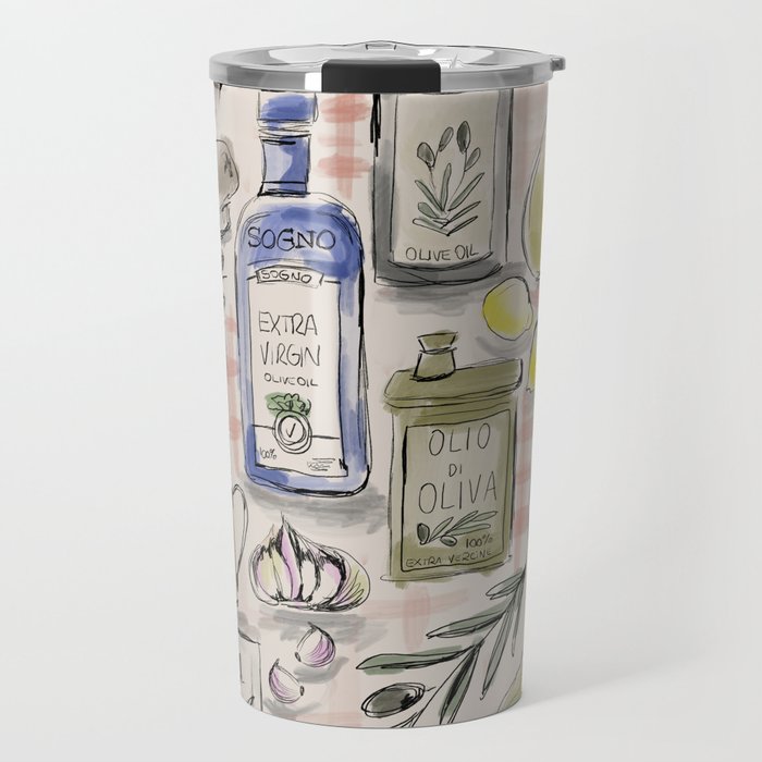 Cucina Italiana Food Recipe Travel Mug Gallery Image 1