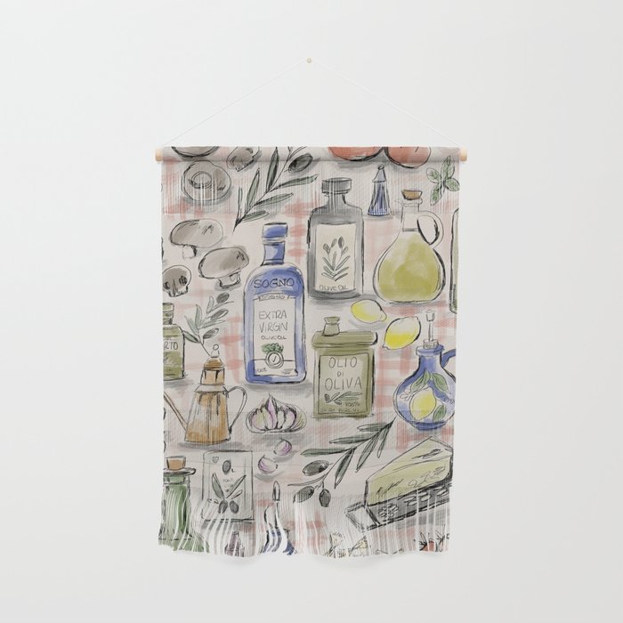 Cucina Italiana Food Recipe Wall Hanging Gallery Image 1