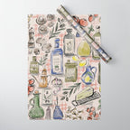 Cucina Italiana Food Recipe Wrapping Paper Gallery Image 1