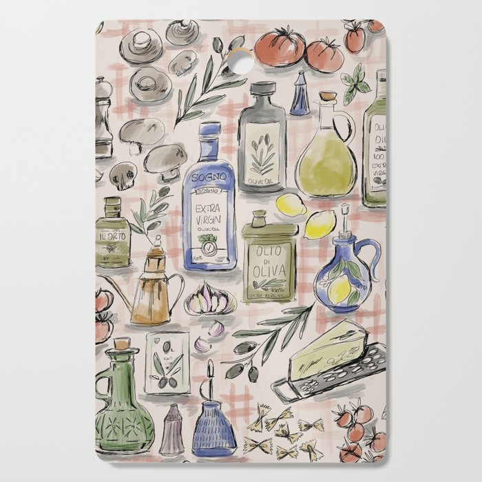 Cucina Italiana Food Recipe Cutting Board Gallery Image 1