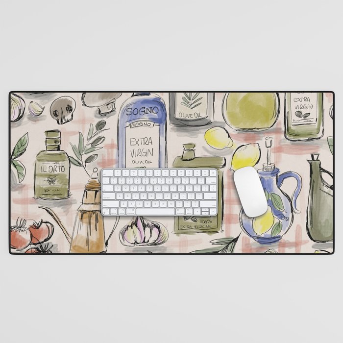 Cucina Italiana Food Recipe Desk Mat Gallery Image 1