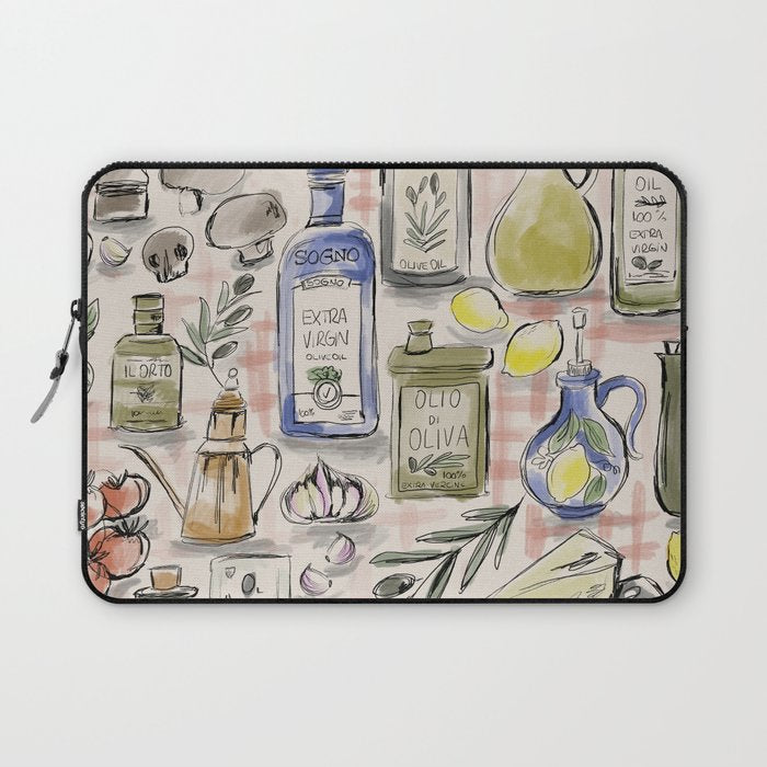 Cucina Italiana Food Recipe Laptop Sleeve Gallery Image 1