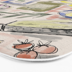Cucina Italiana Food Recipe Bath Mat Gallery Image 3