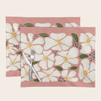 White Daisies On Pink Placemat Gallery Image 1