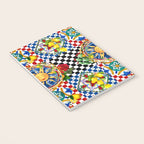 Sicilian sun,majolica,lemon,roses art Notebook Gallery Image 3