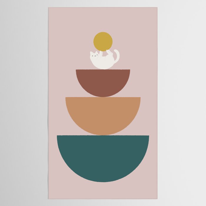Cat Landscape 196C Tablecloth Gallery Image 2
