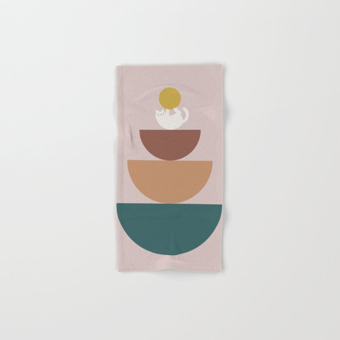 Cat Landscape 196C Bath Towel Gallery Image 1