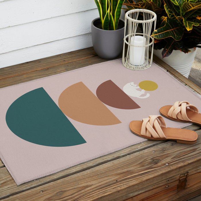 Cat Landscape 196C Outdoor Rug Gallery Image 2
