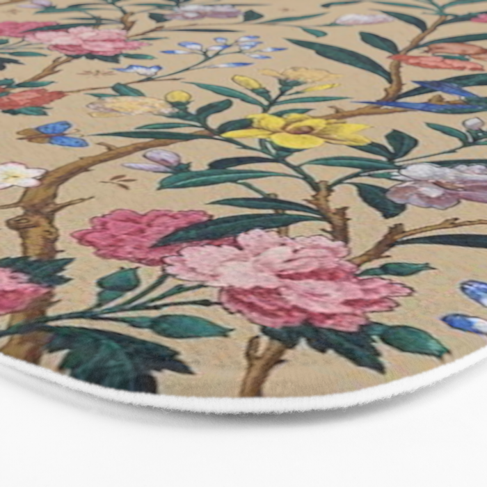 William Morris Birds, Butterflies and Bees Vintage Pattern Bath Mat Gallery Image 3