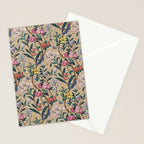 William Morris Birds, Butterflies and Bees Vintage Pattern Stationery Card Gallery Image 2
