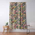 William Morris Birds, Butterflies and Bees Vintage Pattern Window Curtain Gallery Image 5