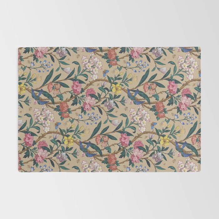 William Morris Birds, Butterflies and Bees Vintage Pattern Rug Gallery Image 2