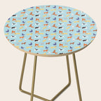 Funny dog animal cartoon art pattern Side Table Gallery Image 2