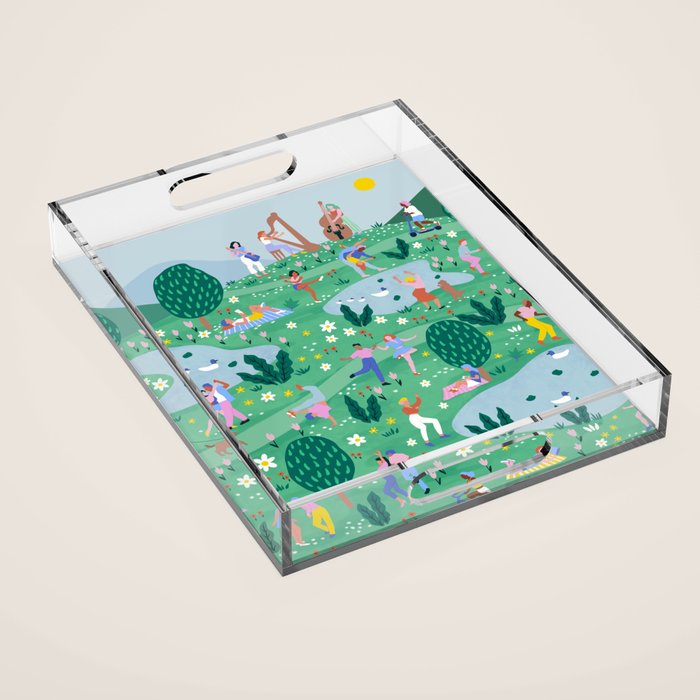 Spring Festival Acrylic Tray Gallery Image 1