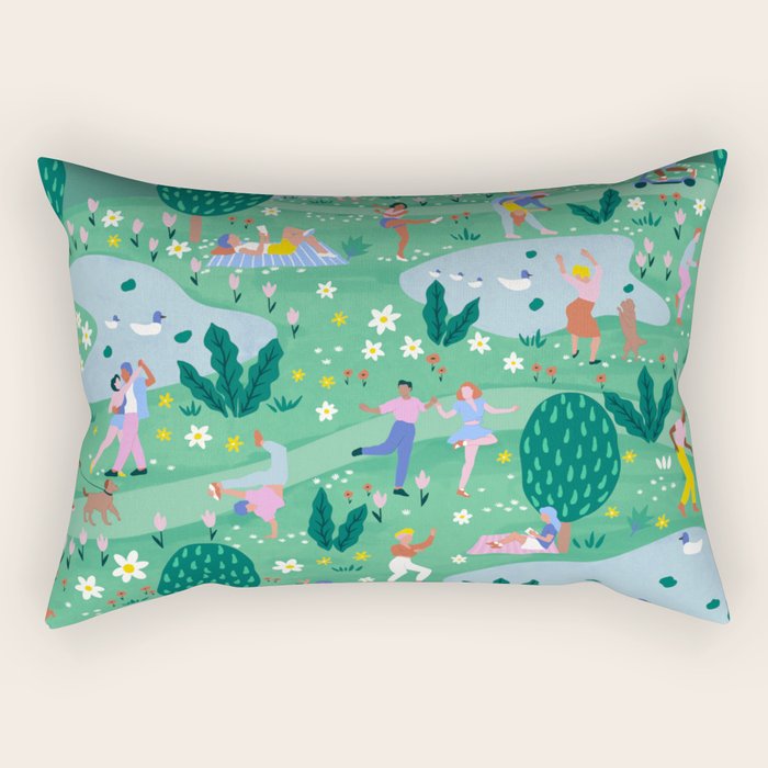 Spring Festival Rectangular Pillow Gallery Image 2