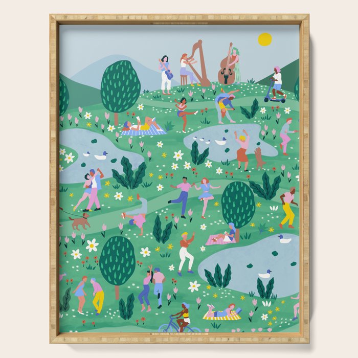 Spring Festival Serving Tray Gallery Image 1