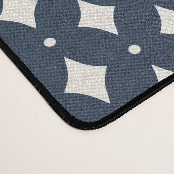 Vintage Stars VIII Dark Navy Blue Desk Mat Gallery Image 4