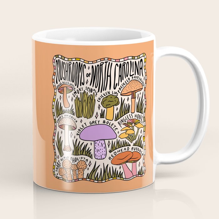 Mushrooms of North Carolina Coffee Mug Gallery Image 1