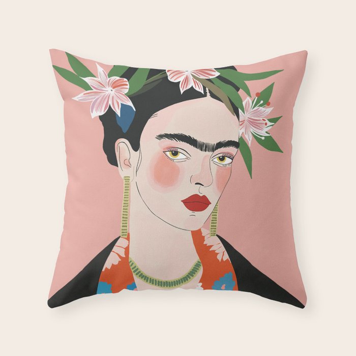 Frida Throw Pillow Gallery Image 6