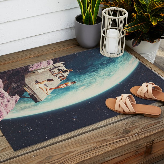 They are Expecting Us at Home Outdoor Rug Gallery Image 2