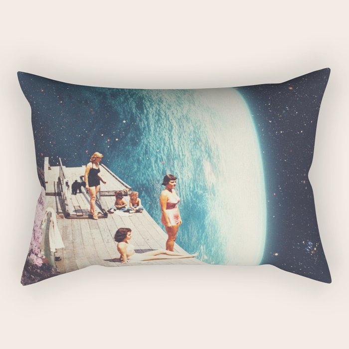 They are Expecting Us at Home Rectangular Pillow Gallery Image 1