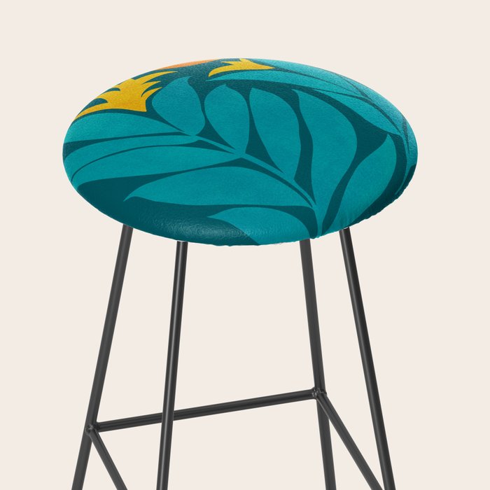Wild Garden / Whimsical Botanical Series Stool Gallery Image 2