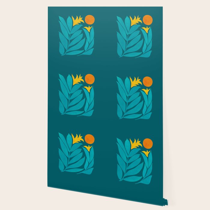 Wild Garden / Whimsical Botanical Series Wallpaper Gallery Image 2