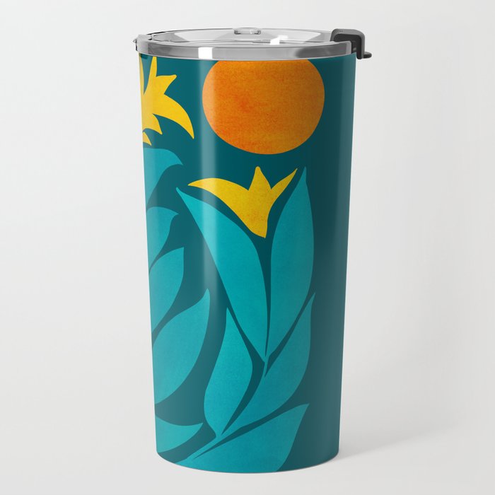 Wild Garden / Whimsical Botanical Series Travel Mug Gallery Image 2