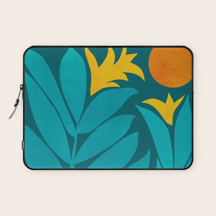 Wild Garden / Whimsical Botanical Series Laptop Sleeve Gallery Image 1
