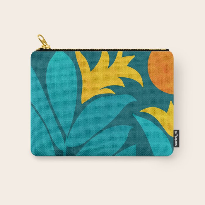 Wild Garden / Whimsical Botanical Series Carry All Pouch Gallery Image 1