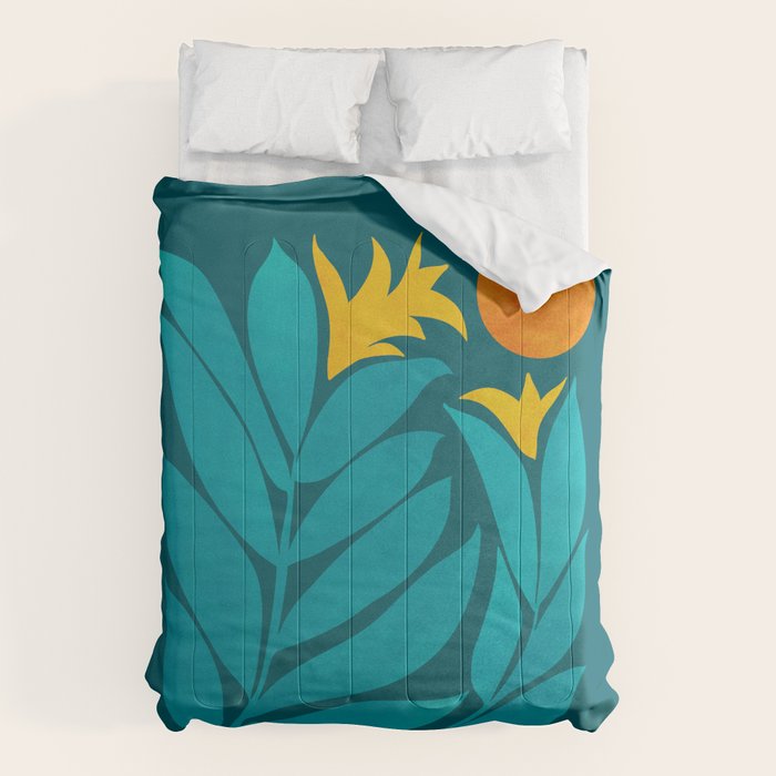 Wild Garden / Whimsical Botanical Series Comforter Gallery Image 6