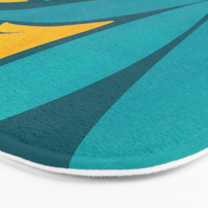 Wild Garden / Whimsical Botanical Series Bath Mat Gallery Image 3