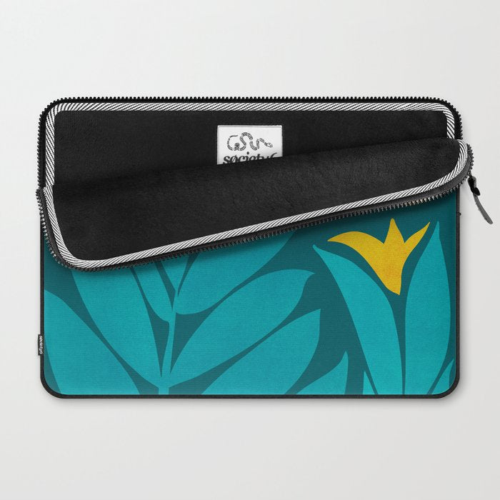 Wild Garden / Whimsical Botanical Series Laptop Sleeve Gallery Image 2