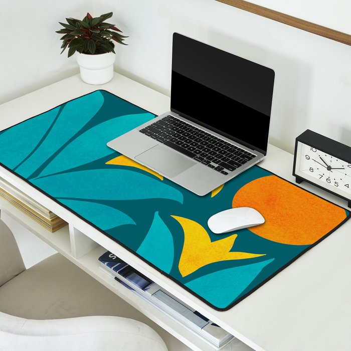 Wild Garden / Whimsical Botanical Series Desk Mat Gallery Image 2