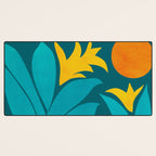 Wild Garden / Whimsical Botanical Series Desk Mat Gallery Image 3