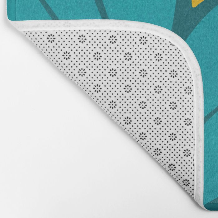 Wild Garden / Whimsical Botanical Series Bath Mat Gallery Image 2