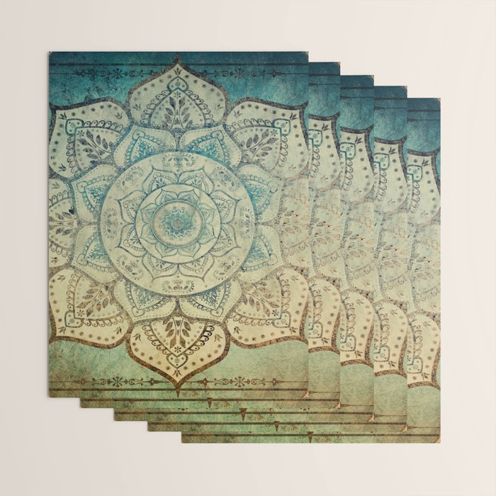 Faded Bohemian Mandala Wrapping Paper Gallery Image 3