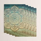 Faded Bohemian Mandala Wrapping Paper Gallery Image 3