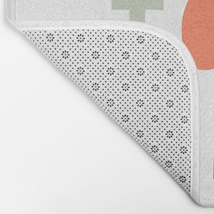 Born To Be Wild, Be Kind, Modern Abstract Print, Boho Decor, Nursery Decor  Bath Mat Gallery Image 2