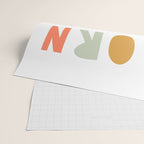 Born To Be Wild, Be Kind, Modern Abstract Print, Boho Decor, Nursery Decor  Wrapping Paper Gallery Image 2