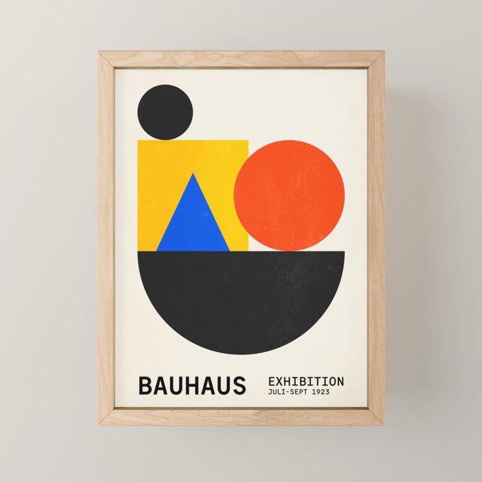 Balance 02: Bauhaus Mid-Century Edition Mini Art Print Gallery Image 1