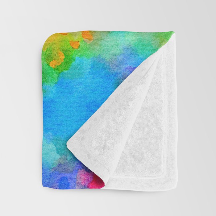 Tie Dye Peace Sign Throw Blanket Gallery Image 3