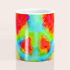 Tie Dye Peace Sign Coffee Mug Gallery Image 4