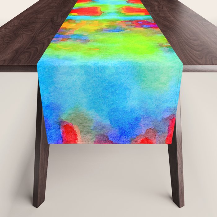 Tie Dye Peace Sign Table Runner Gallery Image 1