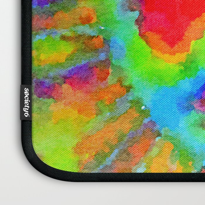 Tie Dye Peace Sign Laptop Sleeve Gallery Image 3