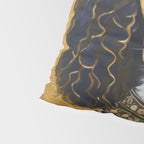 Gustav Klimt Style Beautiful Girl Dog with Black and Gold Jacket Pillow Sham Gallery Image 4